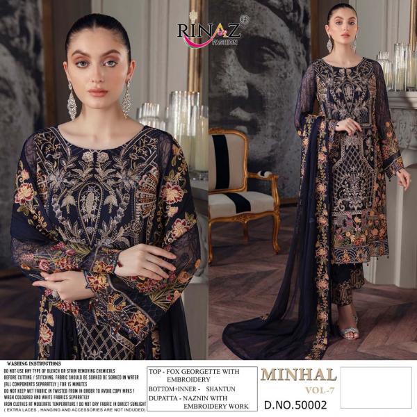 Rinaz Minhal 7 Georgette Exclusive Trending Wear Pakistani Salwar Kameez